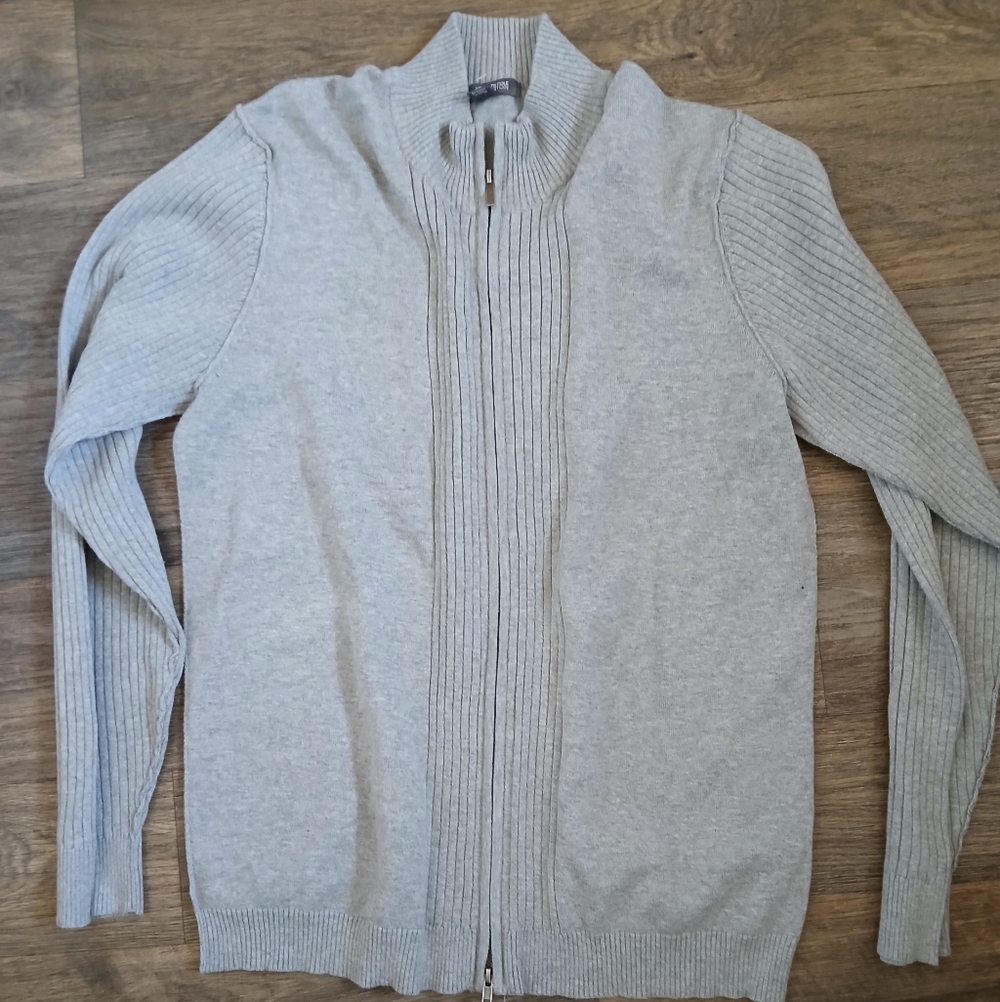 Kenneth Cole Reaction Men's Knit Full-Zip Sweater.
